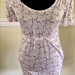 Short Cotton Small Floral Dress